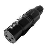 XLR3FVPRON JACK XLR NEGRO «PROEL»