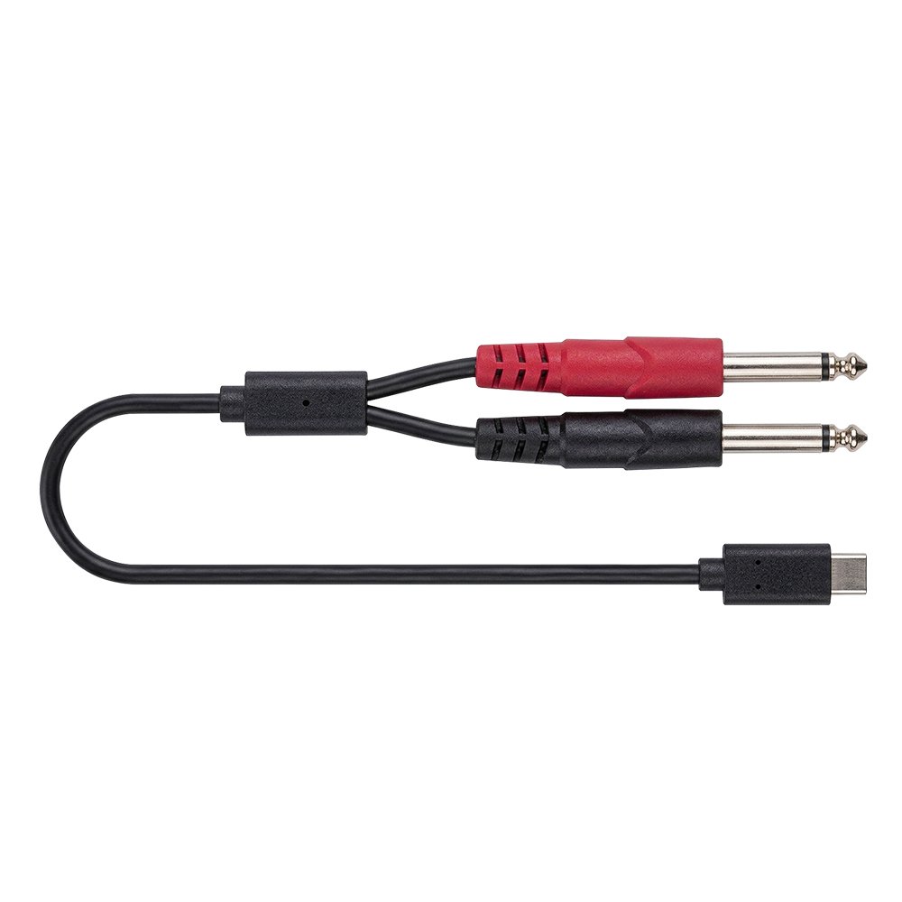 BUJ004-3M-HD_WEB.jpg BUJ004/3M CABLE DE AUDIO DIGITAL USB TIPO C A 2 PLUG MONO 6.3mm / 2M «SOUNDKING» - Imagen 1