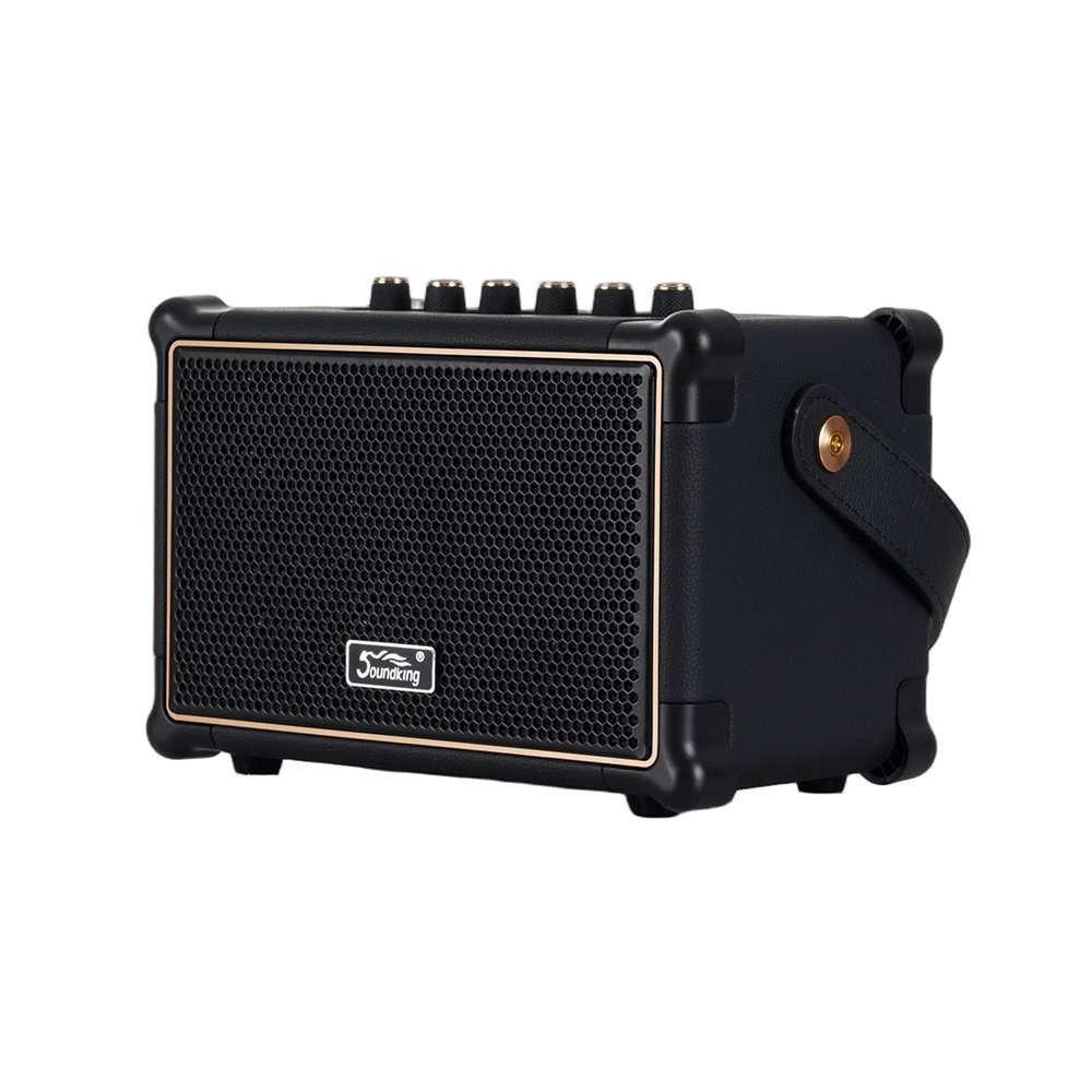 K15_WEB.jpg K15 AMPLIFICADOR PARA INSTRUMENTOS MULTIFUNCIONAL 4" 15W C/BT/APP CONTROL, PRESET GUITAR TONES, OTG LIVE STREAMING Y BATERIA RECARGABLE «SOUNDKING» - Imagen 1