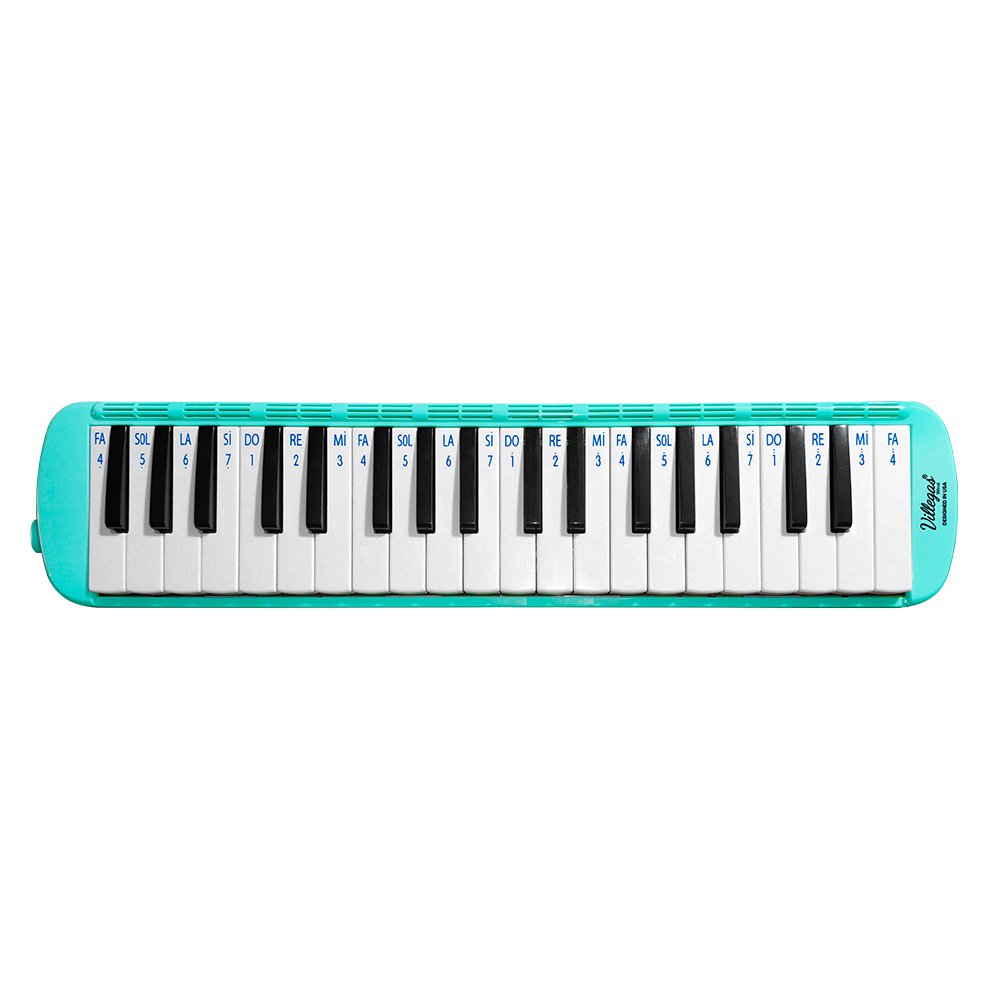 vgs-37kn-gr__WEb.jpg VGS-37KN-GR MELODICA 37 TECLAS VERDE C/ESTUCHE «VILLEGAS» - Imagen 1