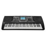 VKU-335B TECLADO ELECTRONICO C/ 61 TECLAS TIPO PIANO C/FUNDA, LUCES, 70 DEMOS, 128 RITMOS LATINOS, USB, BLUETOOTH, APP P/CELULAR «VOZZEX»
